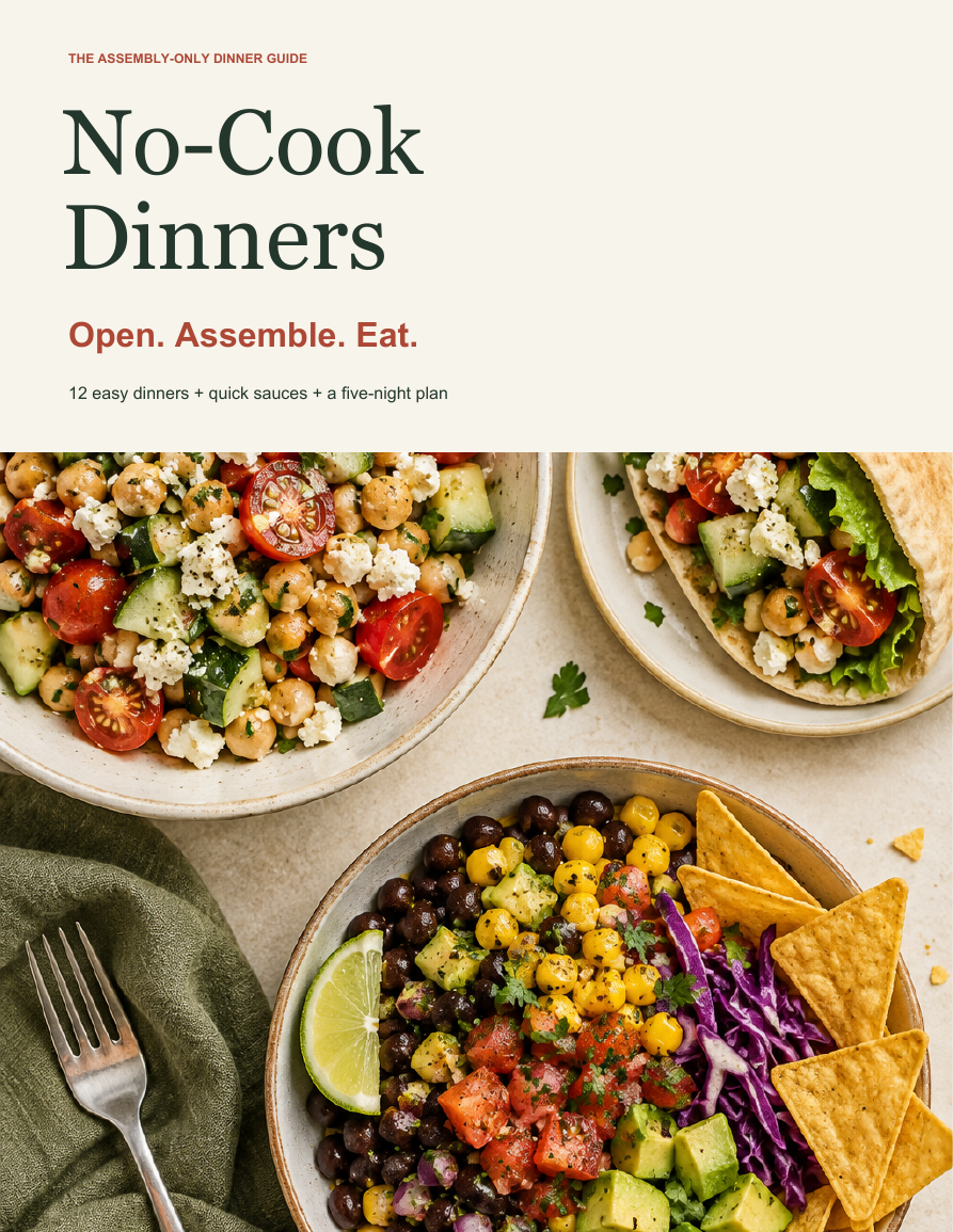 No-Cook Dinners — PDF Guide